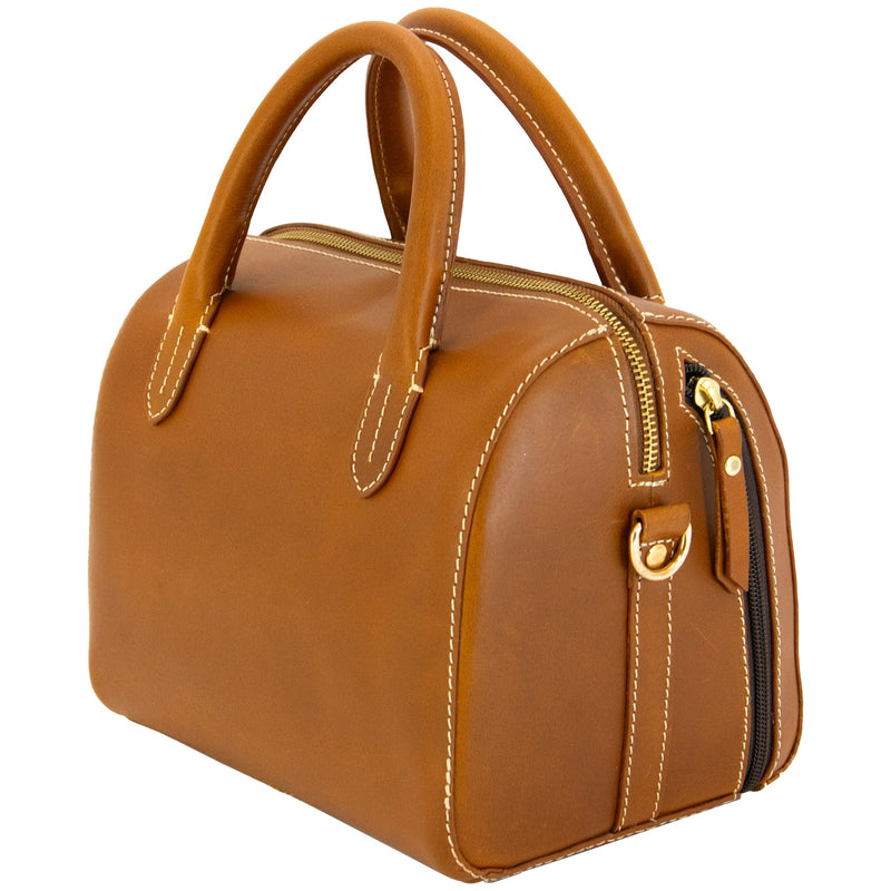 Mini leather barrel bag 🌺 : r/ThriftStoreHauls